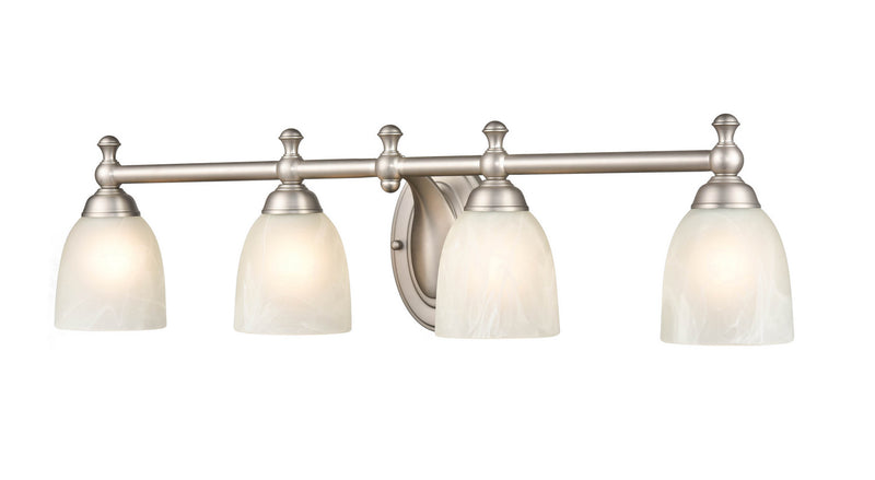 Millennium 4304-SN Four Light Vanity, Satin Nickel
