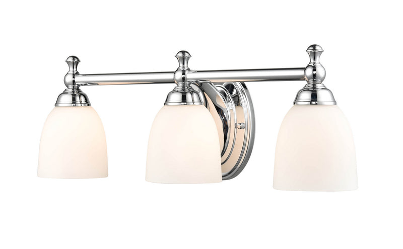 Millennium 4423-CH Three Light Vanity, Chrome