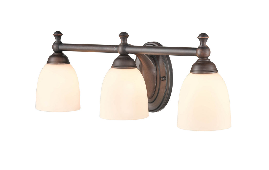 Millennium 4423-RBZ Three Light Vanity, Rubbed Bronze