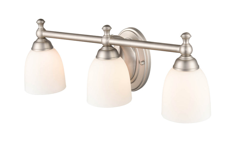 Millennium 4423-SN Three Light Vanity, Satin Nickel