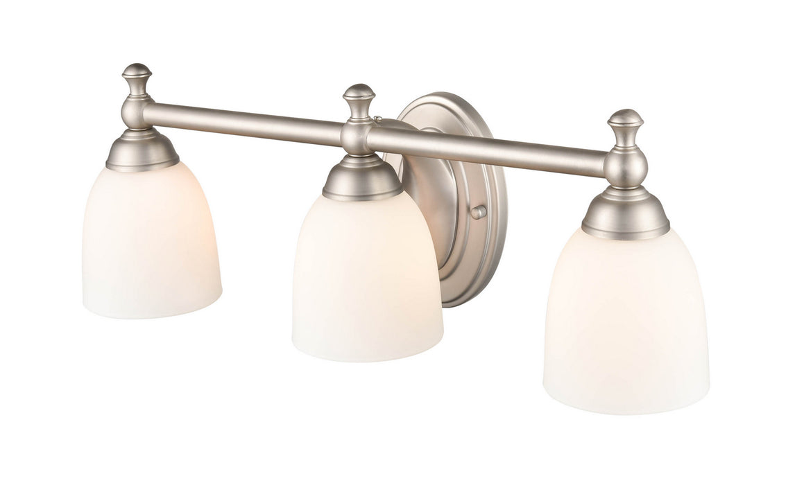 Millennium 4423-SN Three Light Vanity, Satin Nickel