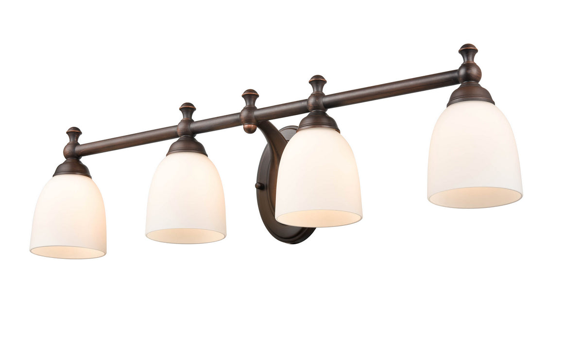 Millennium 4424-RBZ Four Light Vanity, Rubbed Bronze