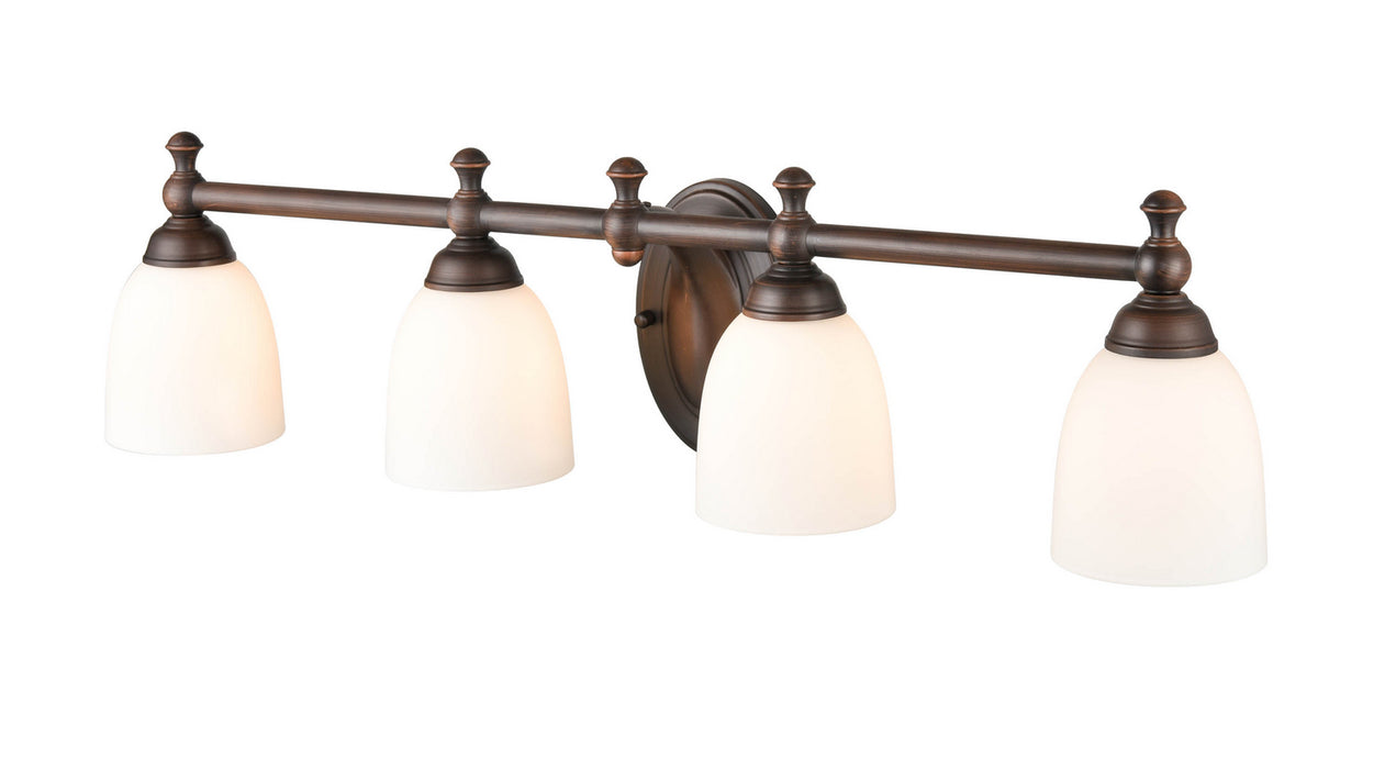 Millennium 4424-RBZ Four Light Vanity, Rubbed Bronze
