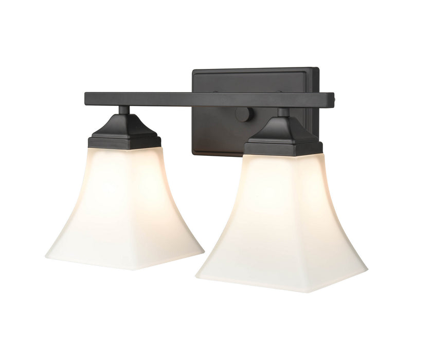 Millennium 4502-MB Two Light Vanity, Matte Black