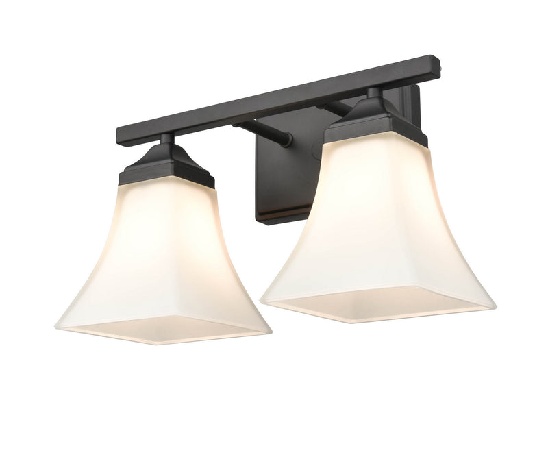 Millennium 4502-MB Two Light Vanity, Matte Black