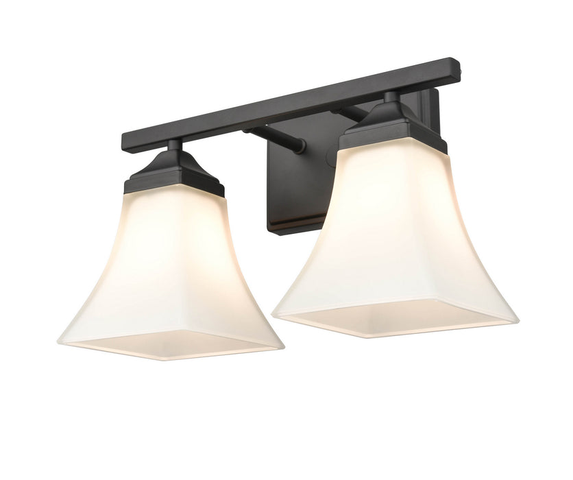 Millennium 4502-MB Two Light Vanity, Matte Black