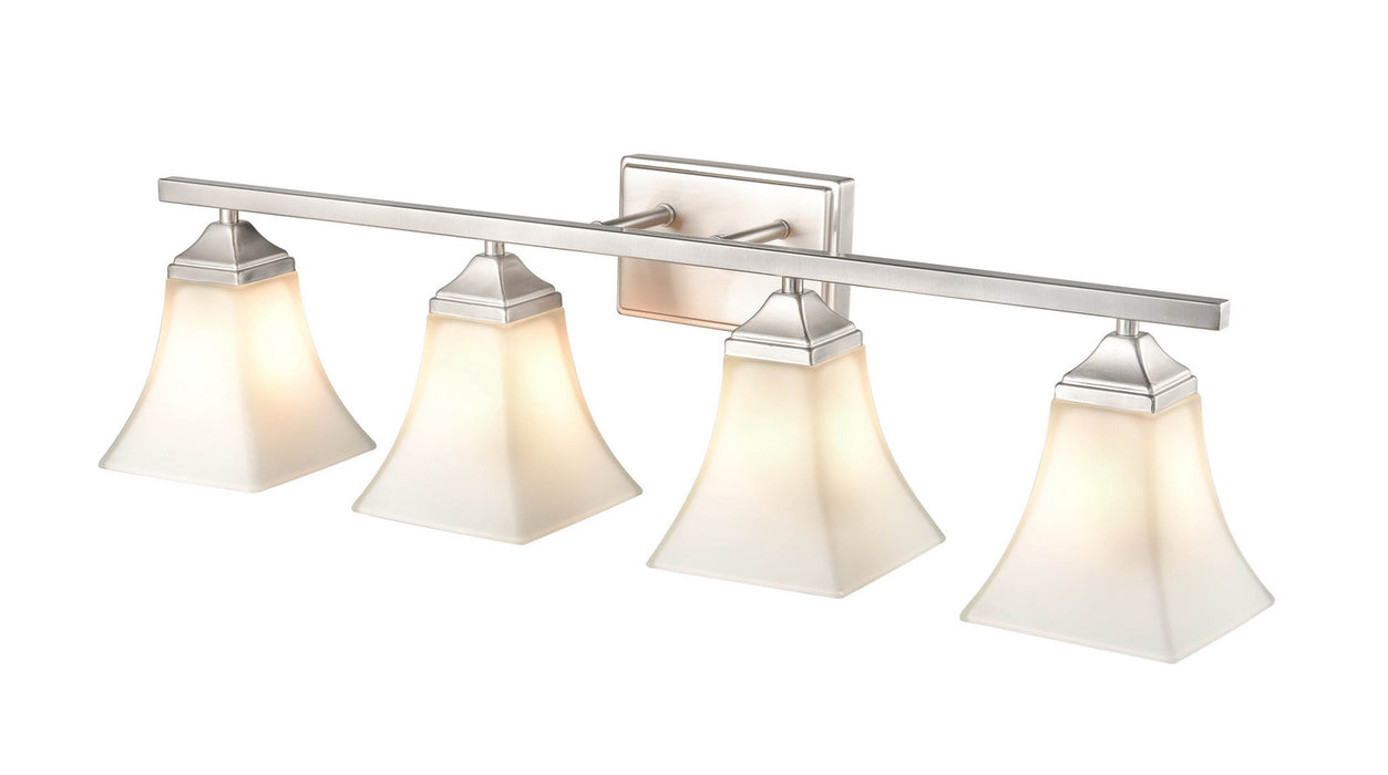 Millennium 4504-BN Four Light Vanity, Brushed Nickel
