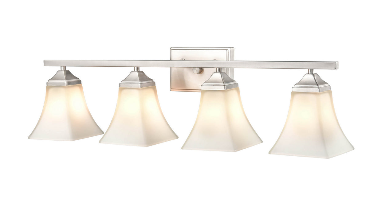 Millennium 4504-BN Four Light Vanity, Brushed Nickel