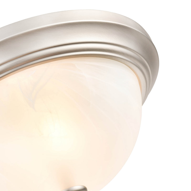 Millennium 4601-SN Two Light Flushmount, Satin Nickel