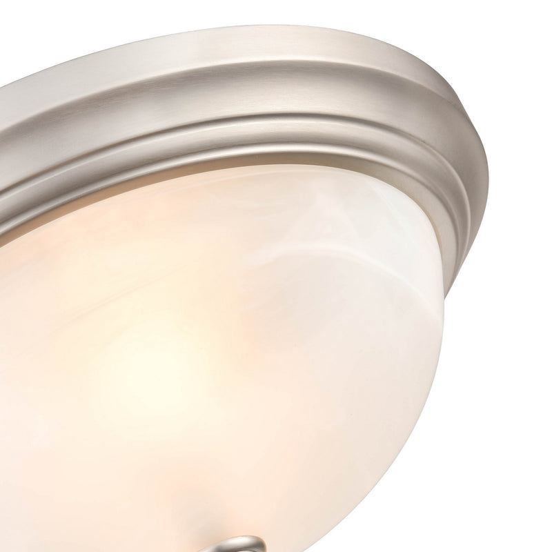 Millennium 4603-SN Two Light Flushmount, Satin Nickel