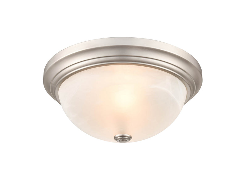 Millennium 4603-SN Two Light Flushmount, Satin Nickel