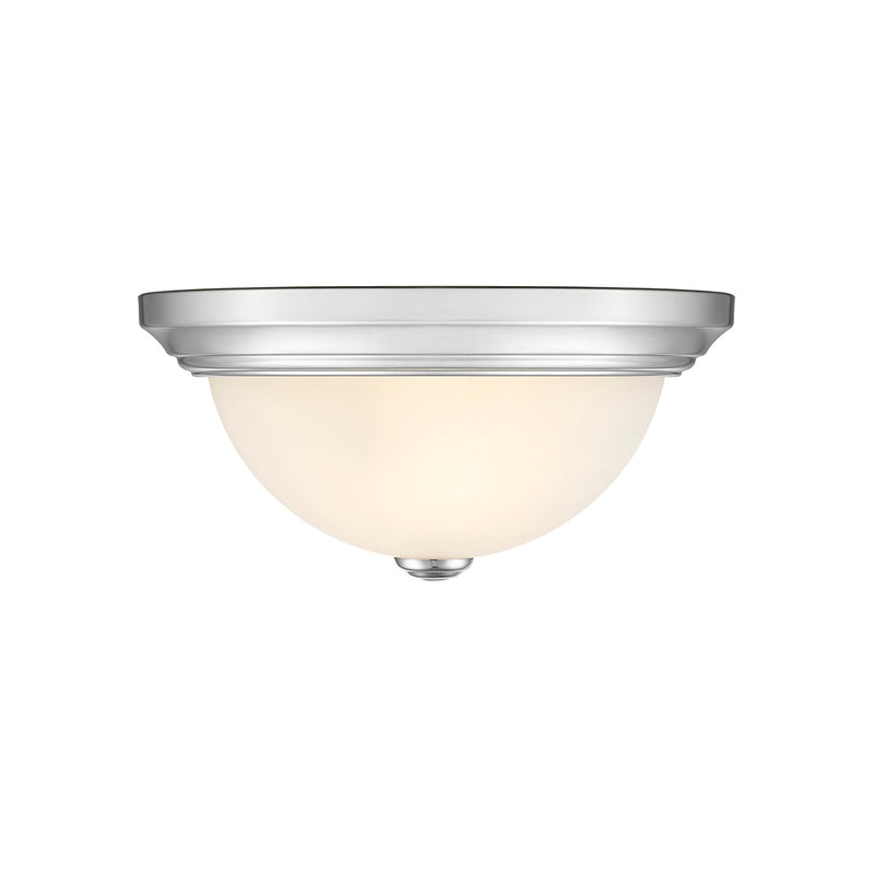 Millennium 4901-BN Two Light Flushmount, Brushed Nickel