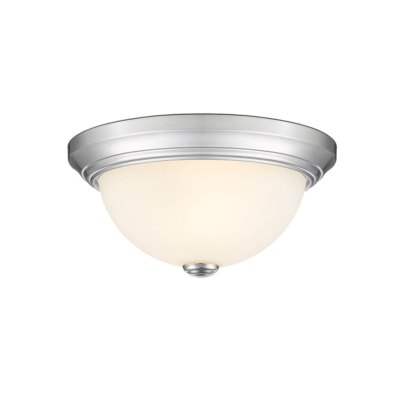 Millennium 4901-BN Two Light Flushmount, Brushed Nickel