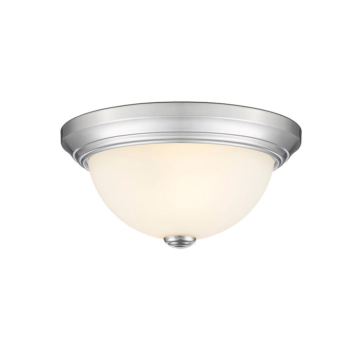 Millennium 4901-BN Two Light Flushmount, Brushed Nickel