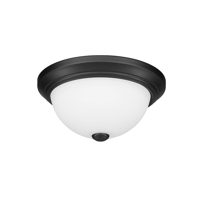 Millennium 4901-MB Two Light Flushmount, Matte Black