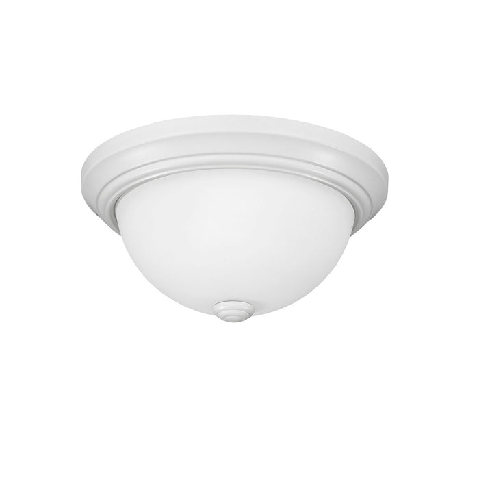 Millennium 4901-WH Two Light Flushmount, White