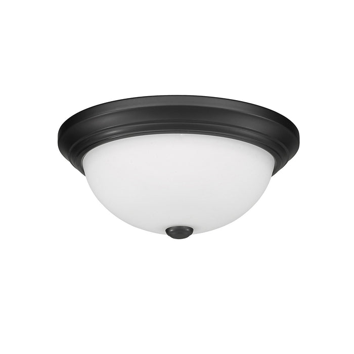 Millennium 4903-MB Two Light Flushmount, Matte Black