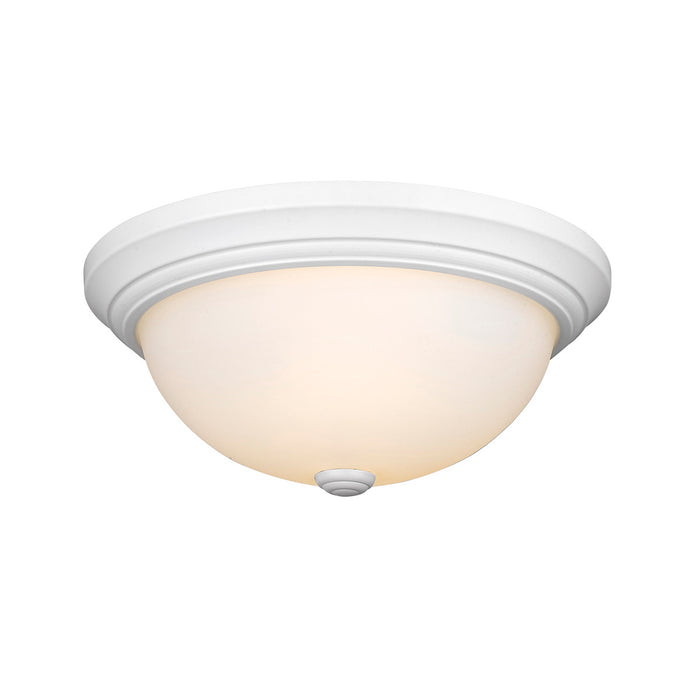 Millennium 4903-WH Two Light Flushmount, White