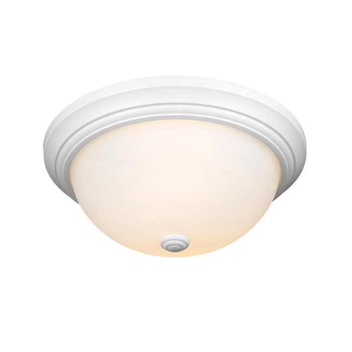 Millennium 4903-WH Two Light Flushmount, White