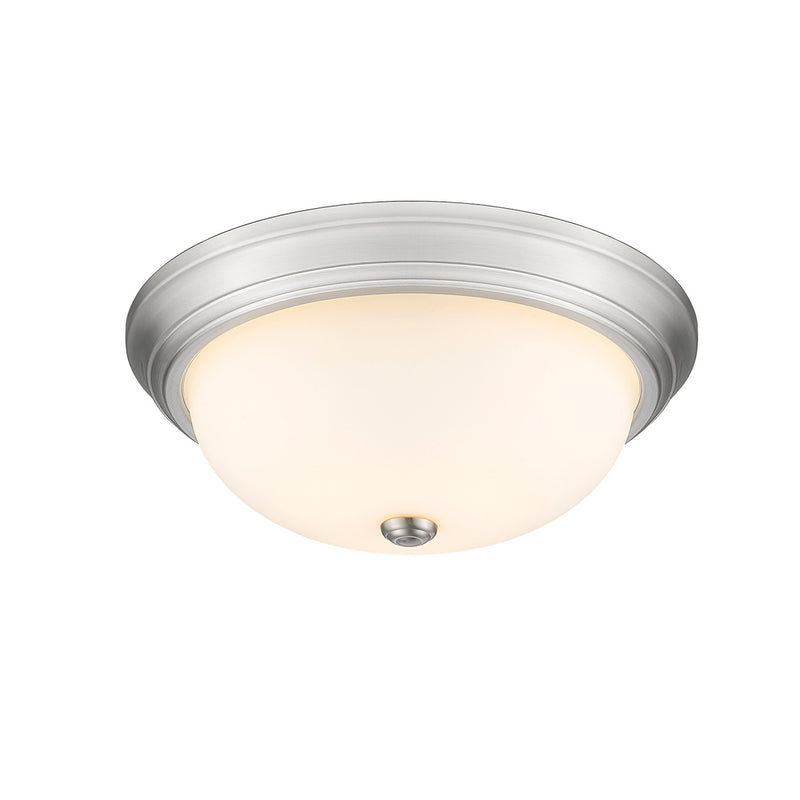 Millennium 4905-BN Three Light Flushmount, Brushed Nickel