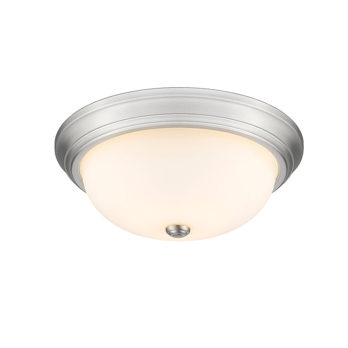 Millennium 4905-BN Three Light Flushmount, Brushed Nickel