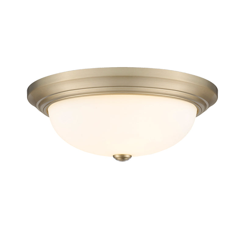 Millennium 4905-MG Three Light Flushmount, Modern Gold
