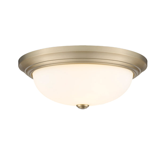 Millennium 4905-MG Three Light Flushmount, Modern Gold