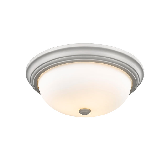 Millennium 4905-SN Three Light Flushmount, Satin Nickel
