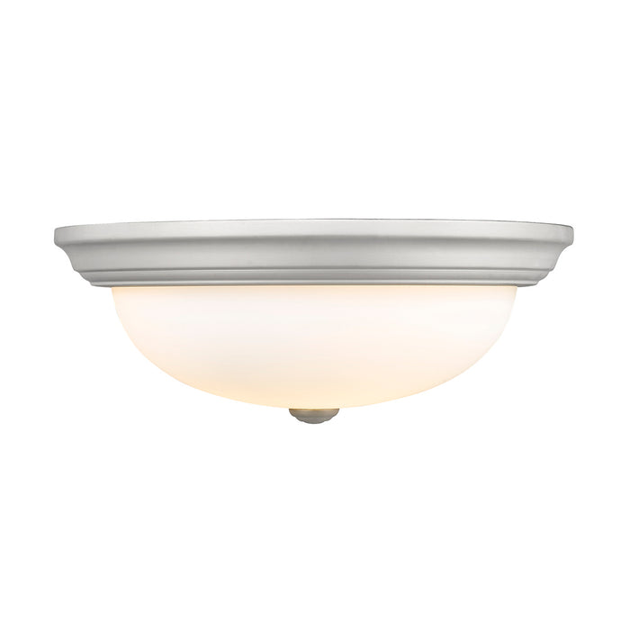 Millennium 4905-SN Three Light Flushmount, Satin Nickel