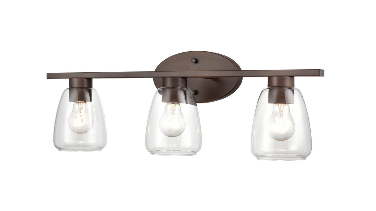 Millennium 9363-RBZ Three Light Vanity, Rubbed Bronze