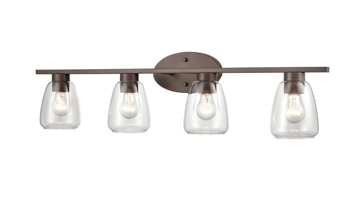 Millennium 9364-RBZ Four Light Vanity, Rubbed Bronze