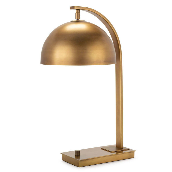 Regina Andrew 13-1451NB One Light Desk Lamp, Natural Brass