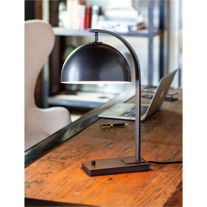Regina Andrew 13-1451ORB One Light Desk Lamp, Oil Rubbed Bronze