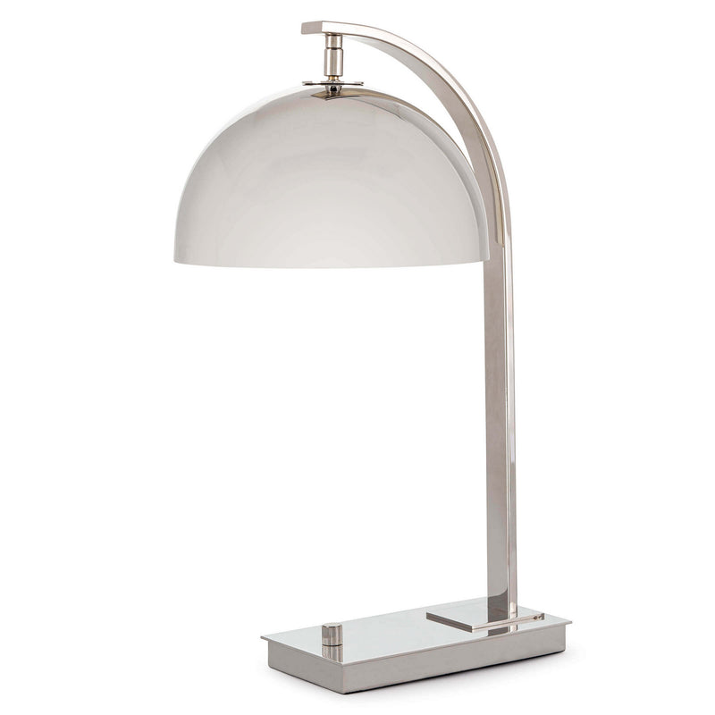 Regina Andrew 13-1451PN One Light Desk Lamp, Polished Nickel