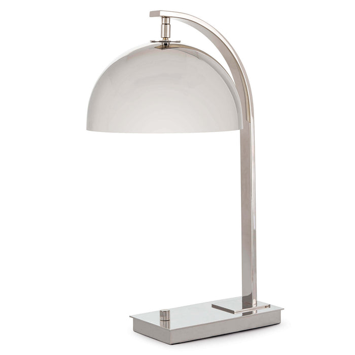 Regina Andrew 13-1451PN One Light Desk Lamp, Polished Nickel