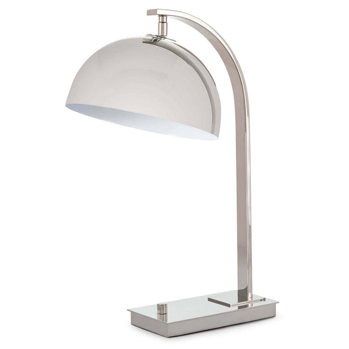 Regina Andrew 13-1451PN One Light Desk Lamp, Polished Nickel