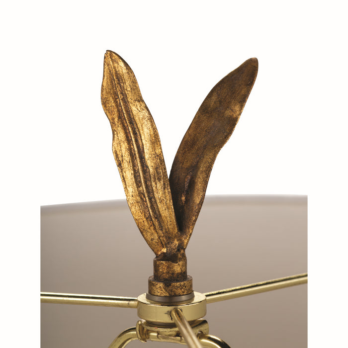 Regina Andrew 13-1472 One Light Buffet Lamp, Antique Gold Leaf
