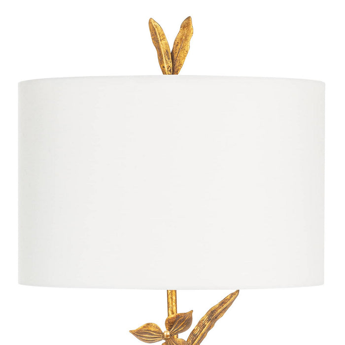 Regina Andrew 13-1472 One Light Buffet Lamp, Antique Gold Leaf