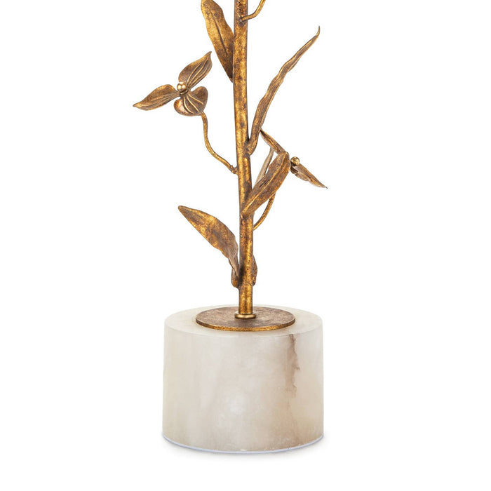 Regina Andrew 13-1472 One Light Buffet Lamp, Antique Gold Leaf