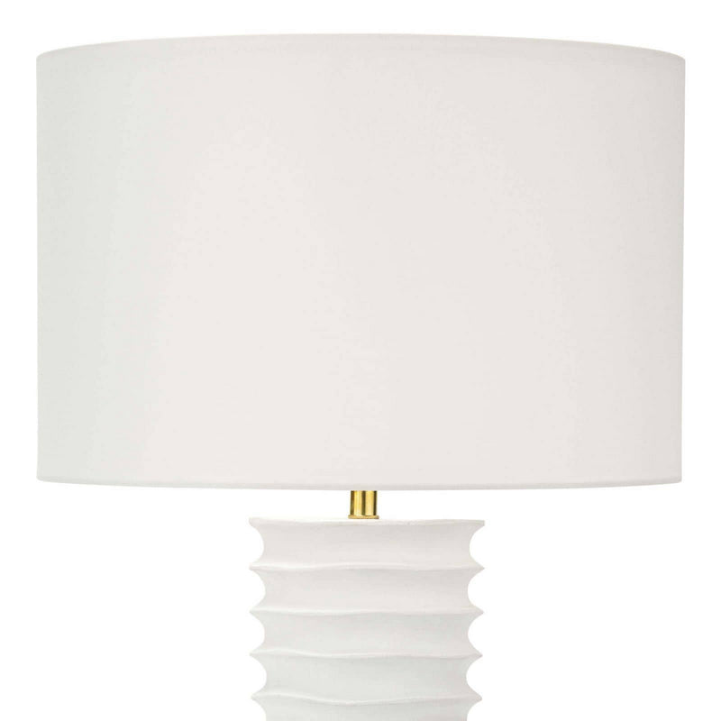 Regina Andrew 13-1482WT One Light Table Lamp, White