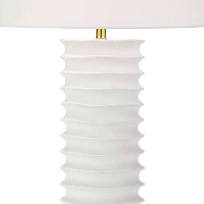 Regina Andrew 13-1482WT One Light Table Lamp, White