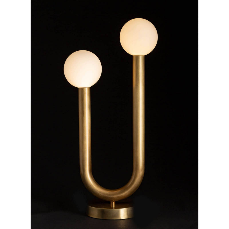 Regina Andrew 13-1487NB LED Table Lamp, Natural Brass