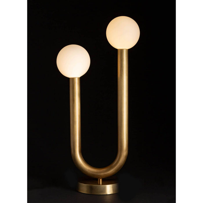 Regina Andrew 13-1487NB LED Table Lamp, Natural Brass