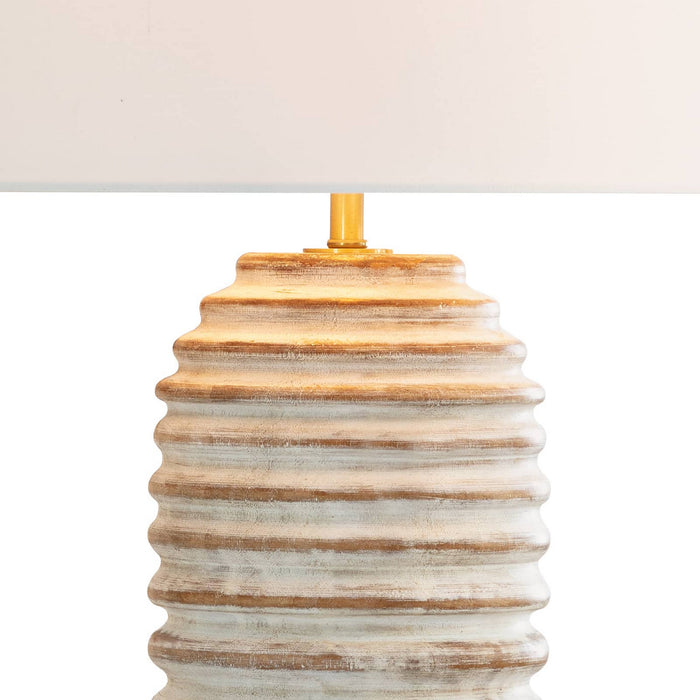 Regina Andrew 13-1498 One Light Table Lamp, White