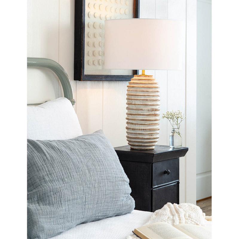 Regina Andrew 13-1498 One Light Table Lamp, White