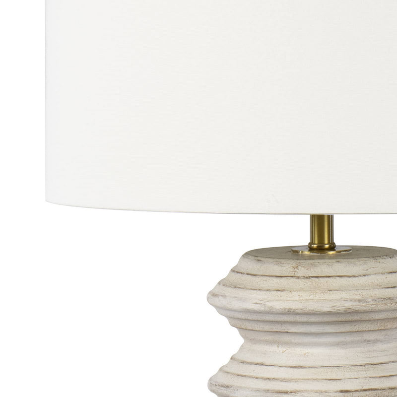Regina Andrew 13-1522 One Light Table Lamp, White