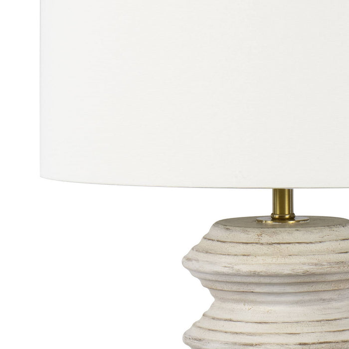 Regina Andrew 13-1522 One Light Table Lamp, White