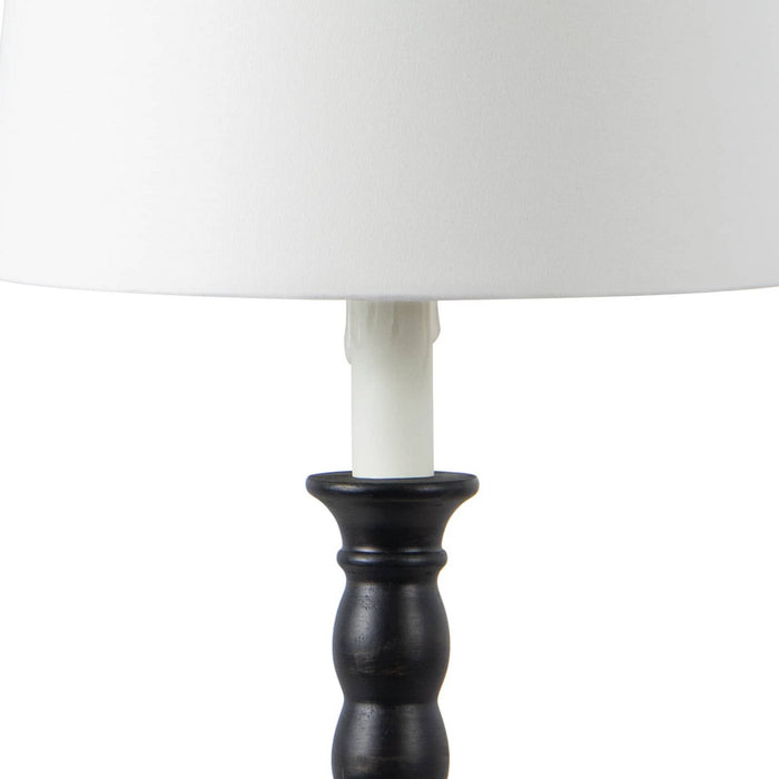 Regina Andrew 13-1543EB One Light Buffet Lamp, Ebony
