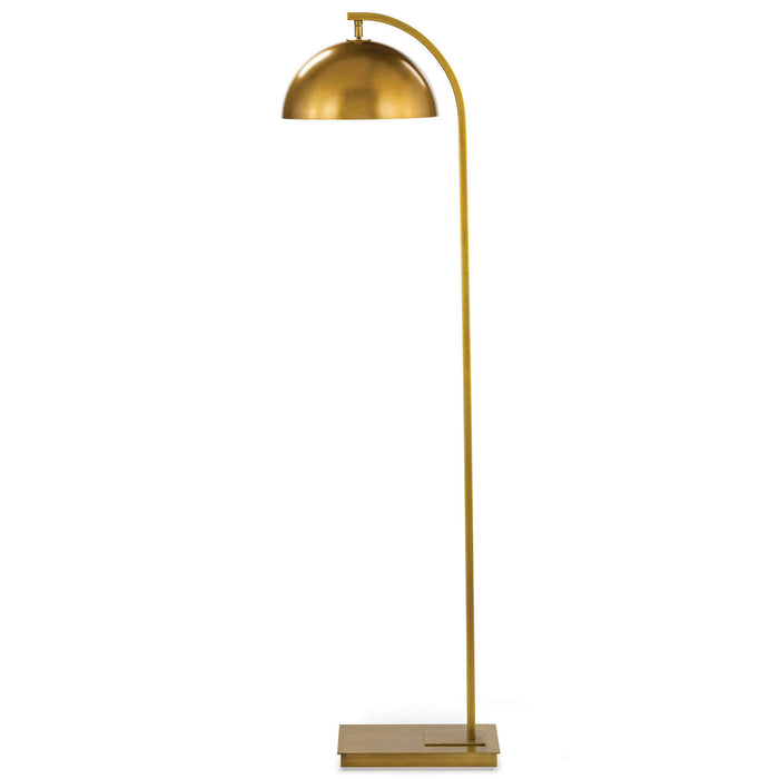 Regina Andrew 14-1049NB One Light Floor Lamp, Natural Brass