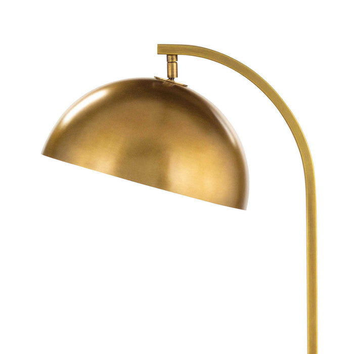 Regina Andrew 14-1049NB One Light Floor Lamp, Natural Brass